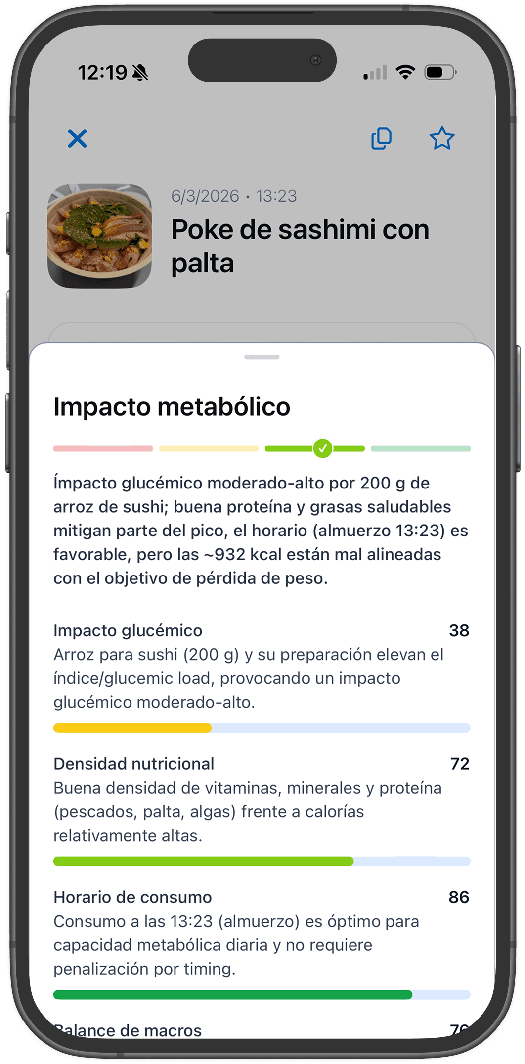 Impacto metabólico
